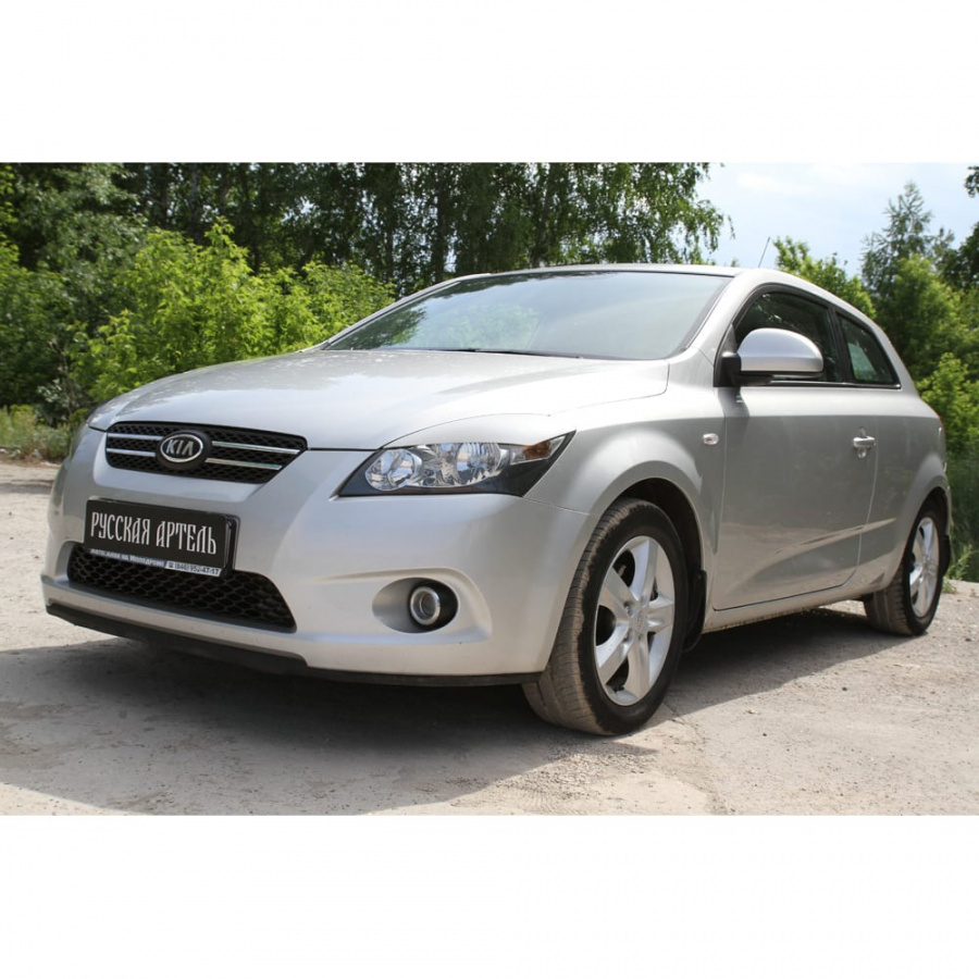 Реснички накладки на передние фары для KIA Ceed 2007-2010 г.в. Русская Артель REKCD-011900