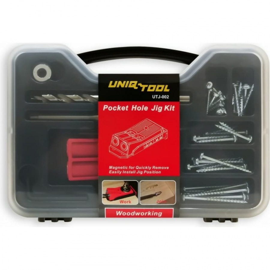 Приспособление для соединения саморезами Uniq tool Pocket hole Tool KIT