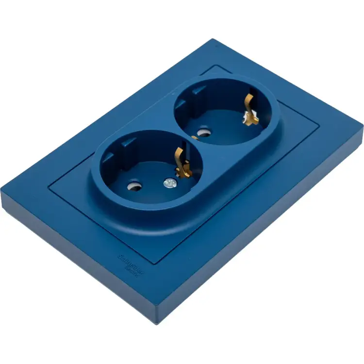 Розетка Systeme Electric Atlasdesign аквамарин ATN001126