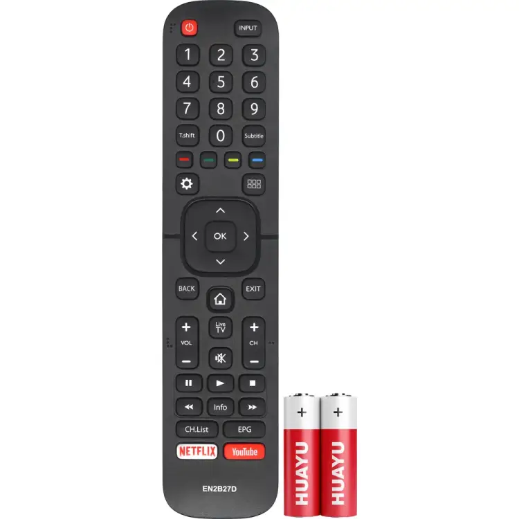 Пульт для телевизоров dexp, doffler, hisеnse huayu HBT006