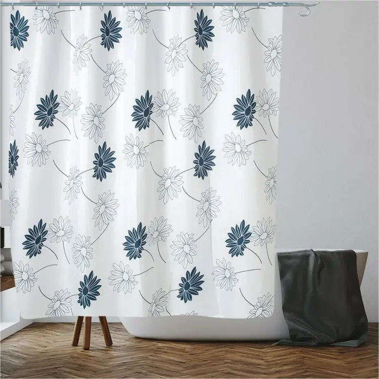 Шторка для ванной PERFECTO LINEA Harmony цветы 36-118015