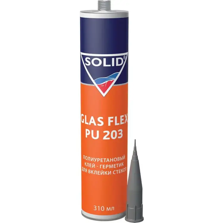 Однокомпонентный полиуретановый клей для вклейки стекол SOLID GLAS FLEX PU 203 370.0312.1 Однокомпонентный полиуретановый клей для вклейки стекол SOLID GLAS FLEX PU 203 370.0312.1