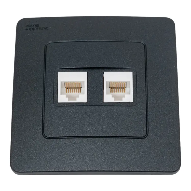 Двойная компьютерная розетка Systeme Electric Blanca BLNIS045456