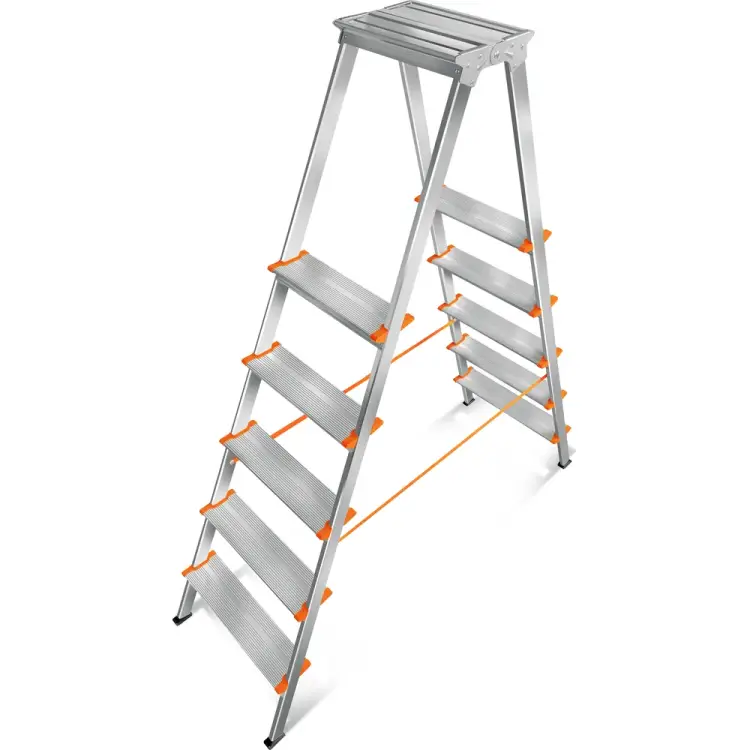 Алюминиевая стремянка Эйфель Мастер 130 - 205 Алюминиевая стремянка Эйфель Мастер 130 - 205