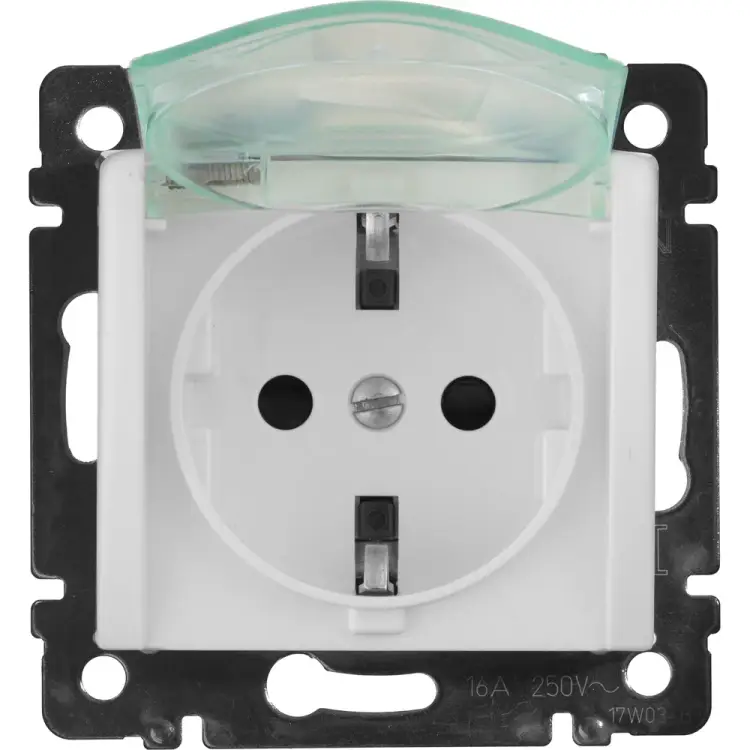 Механизм одноместной розетки Legrand Valena 2К+З Leg 695641