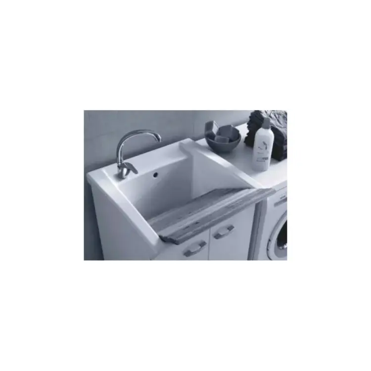 Хозяйственная стиральная раковина Hatria без отверстий для смесителя YXMA01