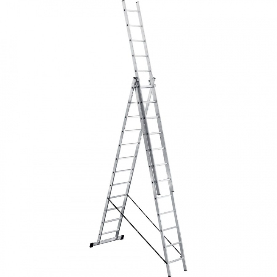 Алюминиевая трехсекционная лестница UFUK 411312