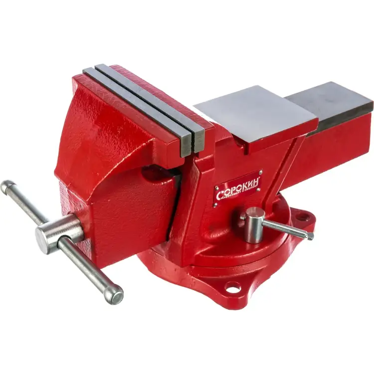 Слесарные поворотные с наковальней тиски Сорокин 1.916