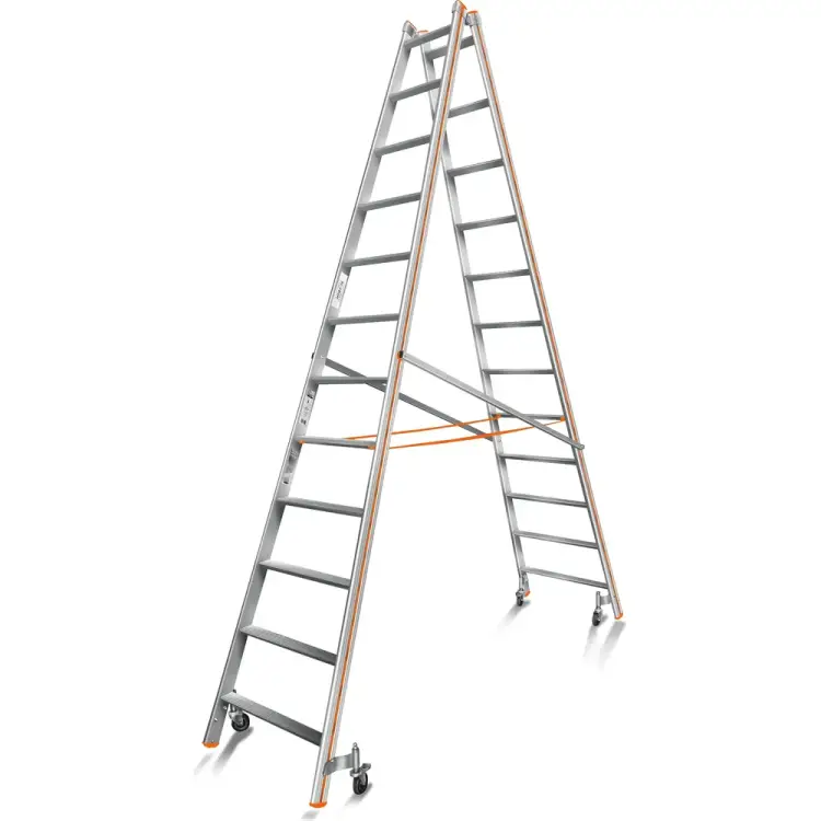 Передвижная стремянка Эйфель Комфорт - Профи 212 Роллер Передвижная стремянка Эйфель Комфорт - Профи 212 Роллер