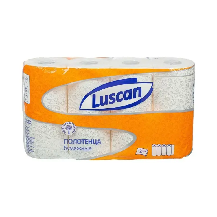 Двухслойные бумажные полотенца Luscan 1130765