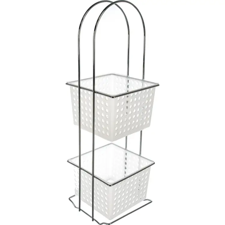 Двухэтажная прямоугольная этажерка GRAMPUS 810-2