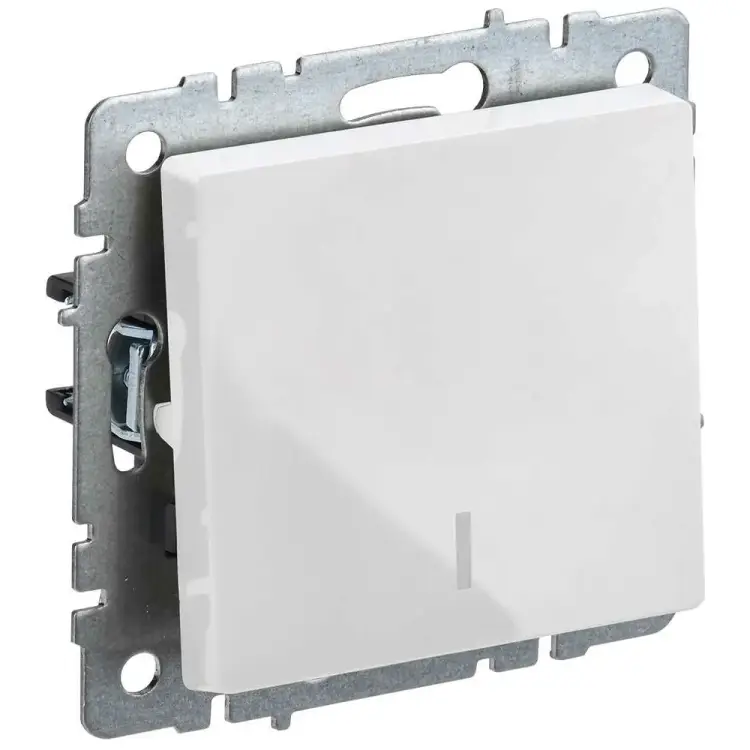 Одноклавишный выключатель IEK Brite вс10-1-1-брб BR-V10-1-10-K01