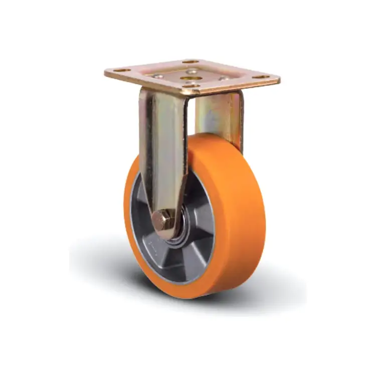 Полиуретановое неповоротное колесо MFK-TORG ED02-ABP-150