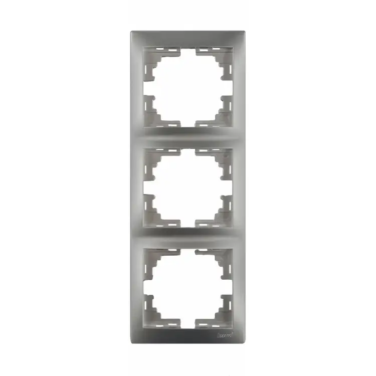 Трехместная вертикальная рамка Lezard MIRA 701-1000-153