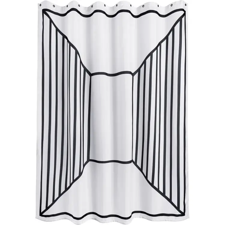 Тканевая занавеска для ванной комнаты Moroshka Grafica 935-301-01