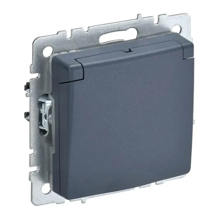 Одноместная розетка IEK Brite рсбш10-3-44-брм BR-R16-16-44-K35