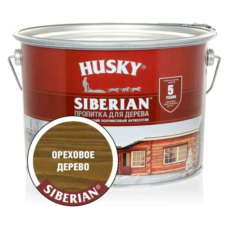 Декоративная пропитка-антисептик для дерева HUSKY SIBERIAN 28827