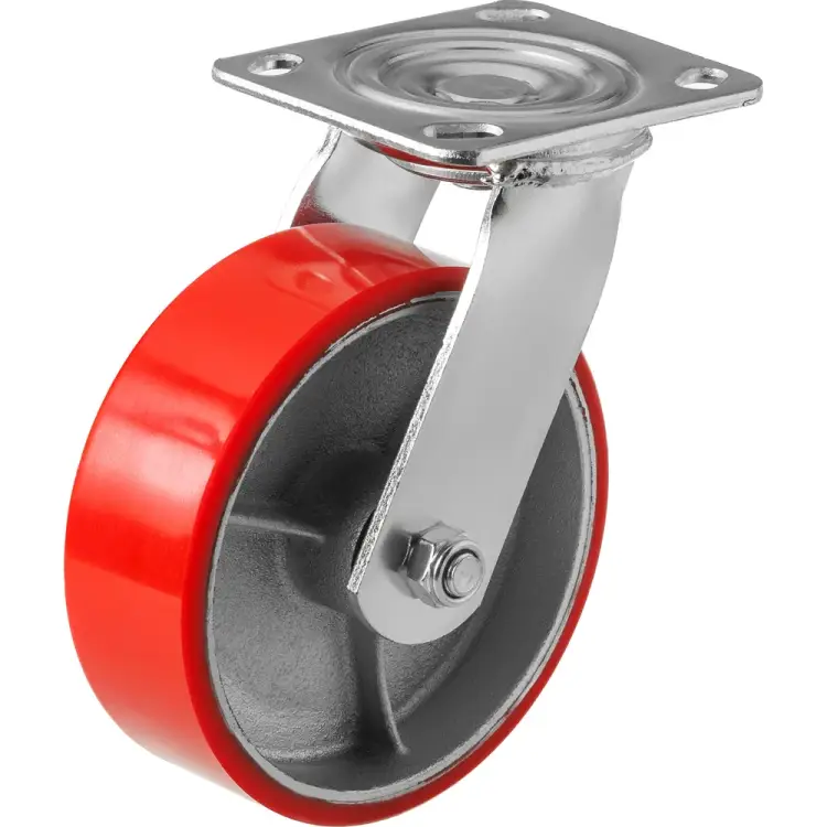 Большегрузное полиуретановое поворотное колесо А5 SCP 63 1000103