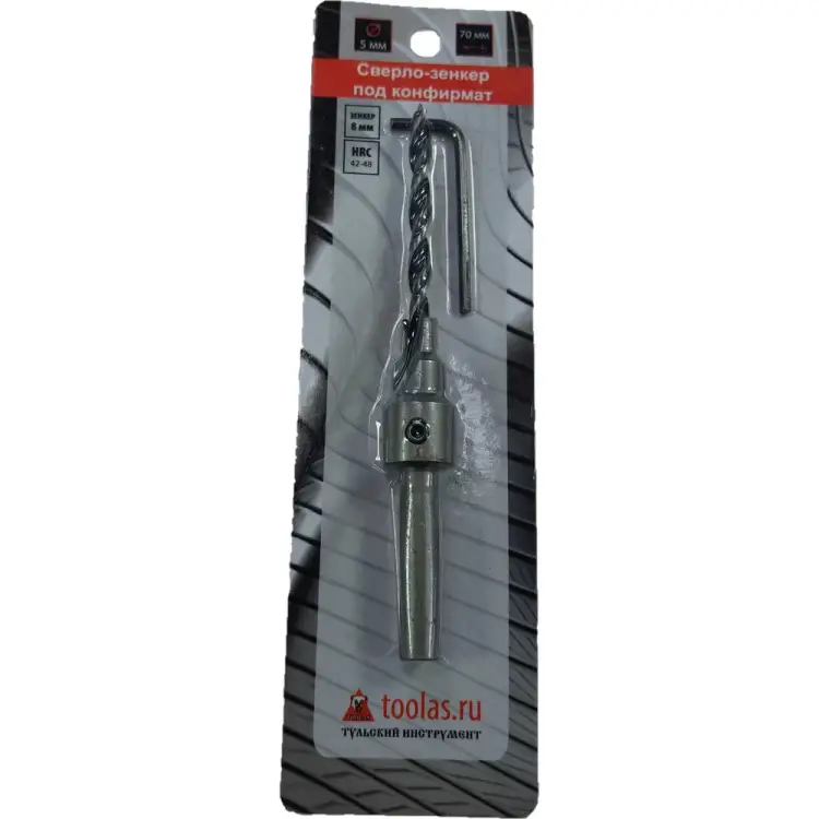 Сверло под конфирмат TOOLAS 4004