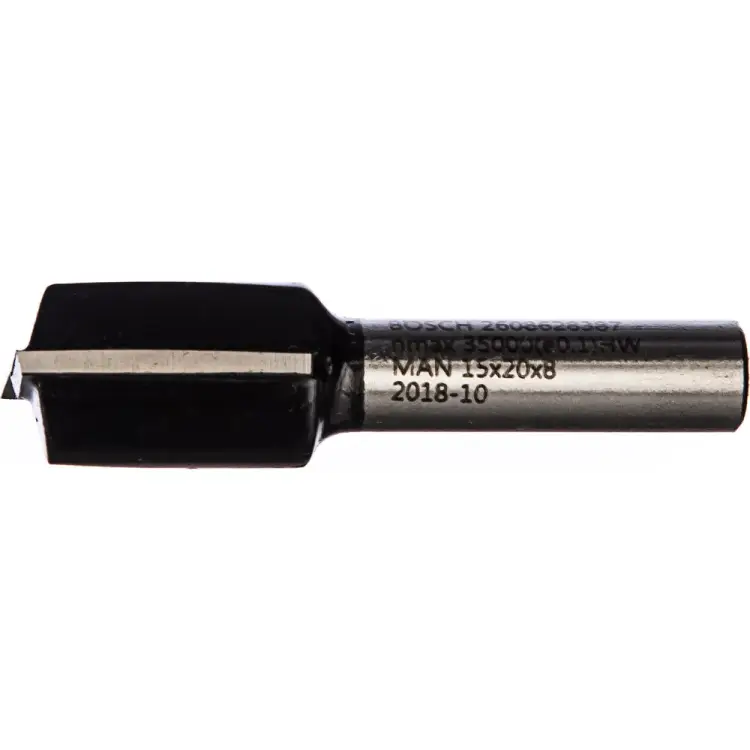 Пазовая прямая фреза по дереву Bosch 15х20 мм; хвостовик 8 мм 2608628387