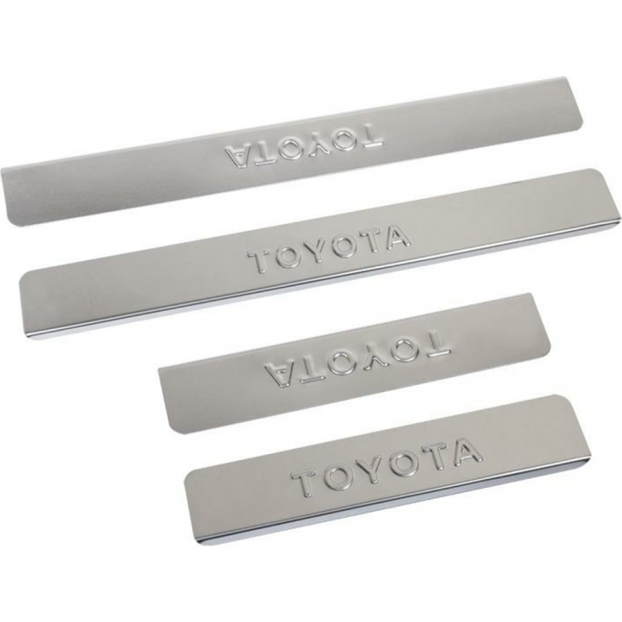 Накладки внутренних порогов TOYOTA Corolla 2013-> Dollex NPS-046