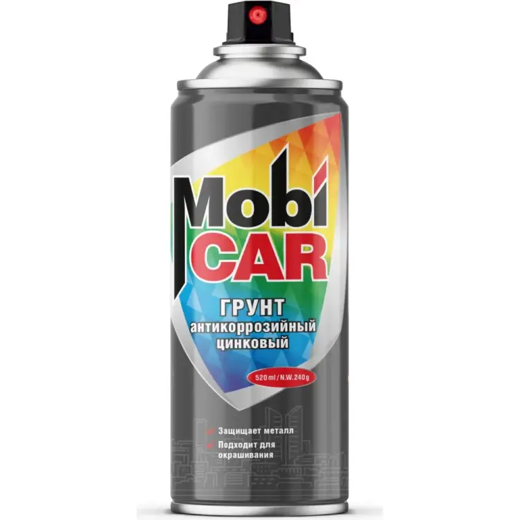 Аэрозольный антикоррозийный цинковый грунт Mobicar 0529-01 MC
