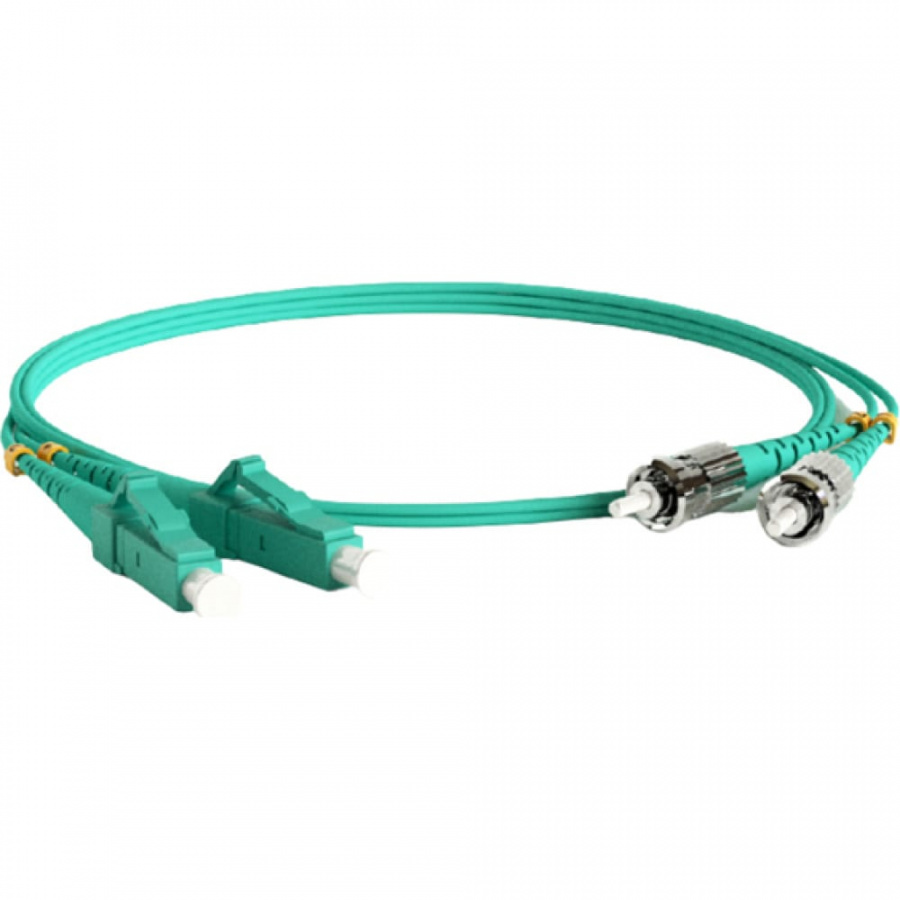 Волоконно-оптический шнур Hyperline FC-D2-503-LC/PR-ST/PR-H-2M-LSZH-AQ