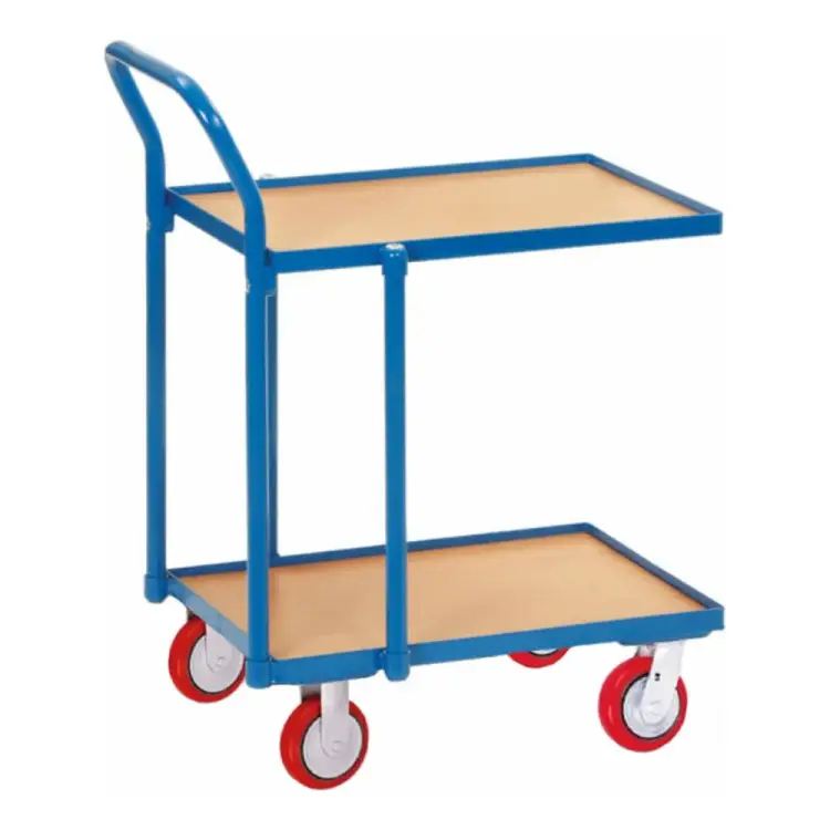 Платформенная двухъярусная тележка для евробокса МосТележка ТКЕФ2-6242