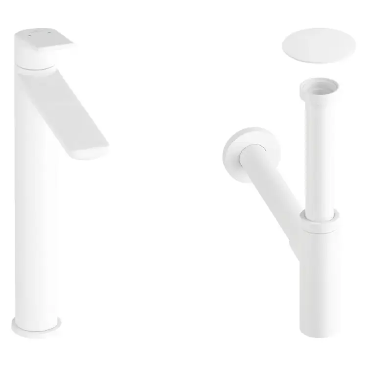 Высокий смеситель для раковины в ванную комнату Wellsee ICON! for life 201000095