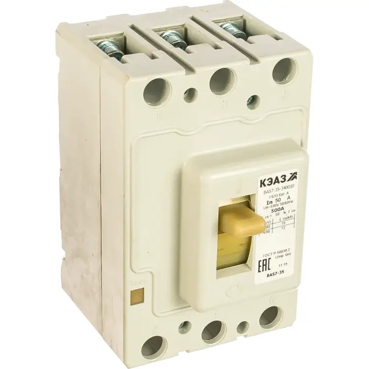 Автоматический выключатель КЭАЗ ВА57-35-340010-50А-500-690AC-УХЛ3 108613