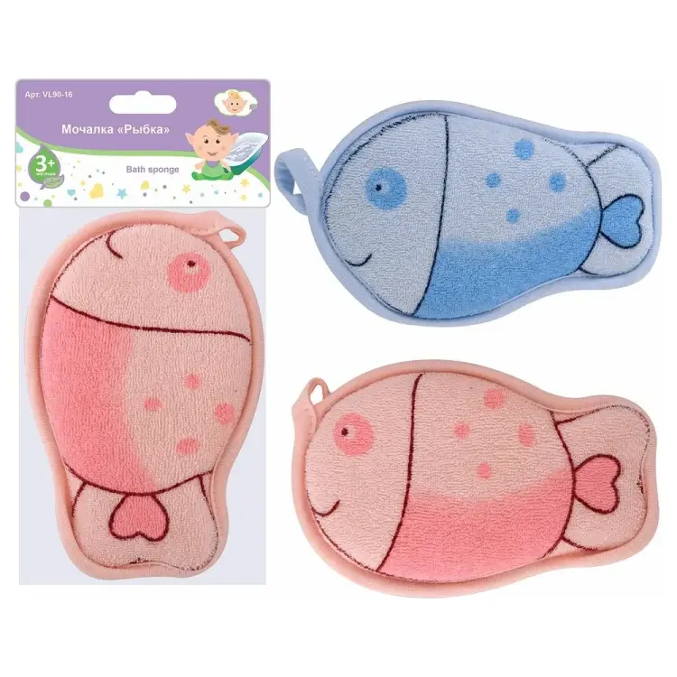 Мочалка МУЛЬТИДОМ Рыбка VL90-16 Мочалка МУЛЬТИДОМ Рыбка VL90-16