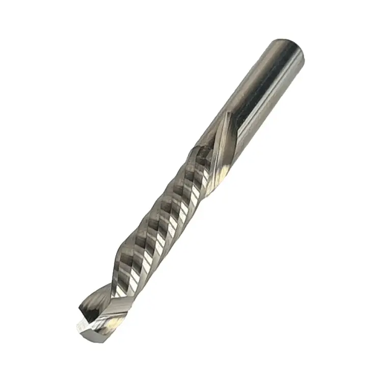 Спиральная однозаходная компрессионная фреза для ЧПУ Greencut GC6026