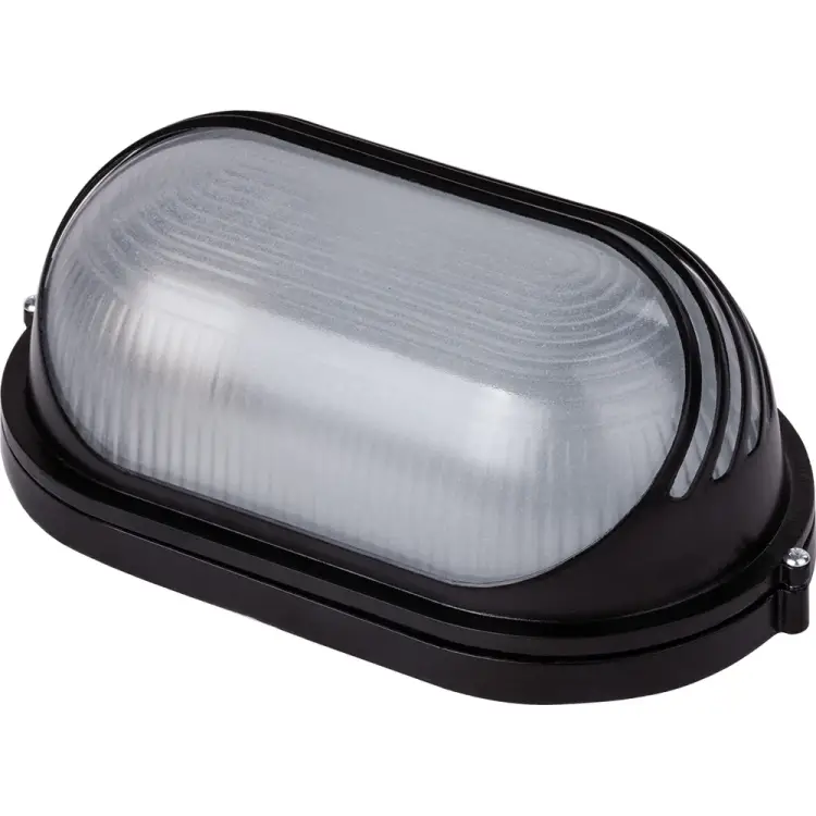 Светильник TDM ELECTRIC НПБ1207 черный/овал ресничка 100Вт IP54 SQ0303-0058