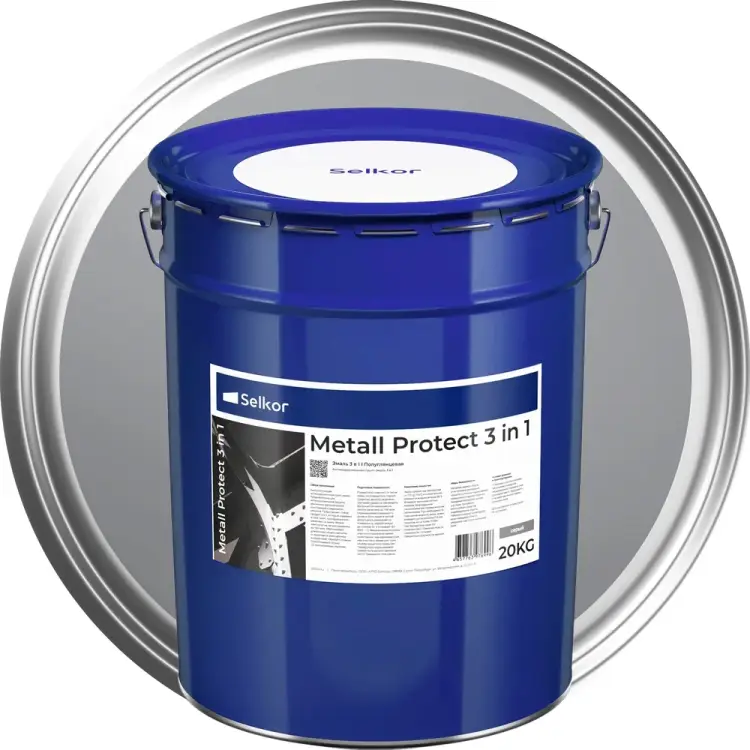 Грунт-эмаль по металлу Selkor Metall-protect 25111 Грунт-эмаль по металлу Selkor Metall-protect 25111