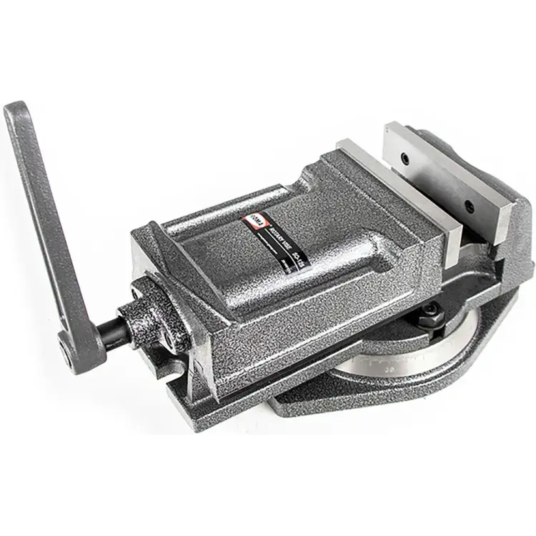 Станочные с поворотным основанием тиски PROMA SO-125 25100125