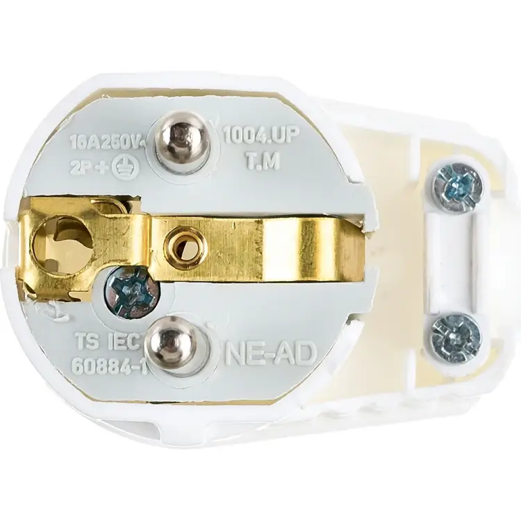 Угловая штепсельная вилка NE-AD 1004 Угловая штепсельная вилка NE-AD 1004