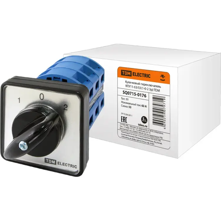 Переключатель TDM ELECTRIC КПУ11-63/53 SQ0715-0176