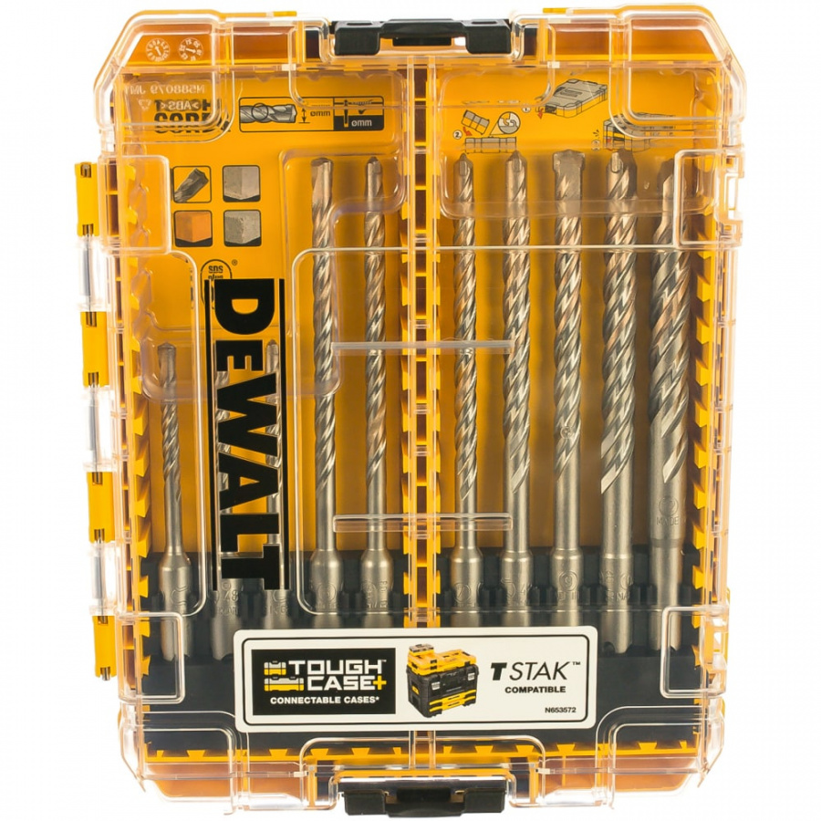 Набор буров sds-plus Dewalt 5-12 мм