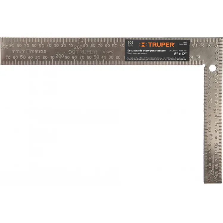 Измерительный угольник Truper E-8X12 14386
