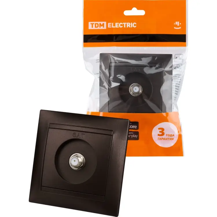 Розетка sat TDM ELECTRIC Лама SQ1815-0521