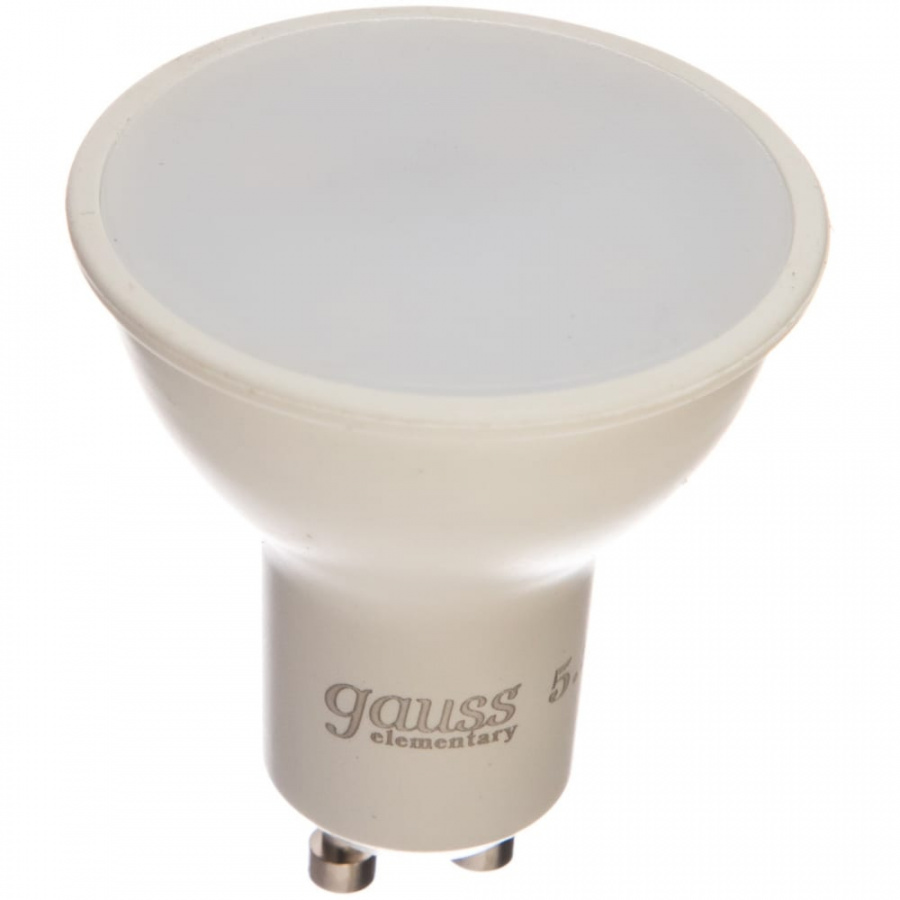 Лампа Gauss LED Elementary MR16 GU10 5.5W 3000К