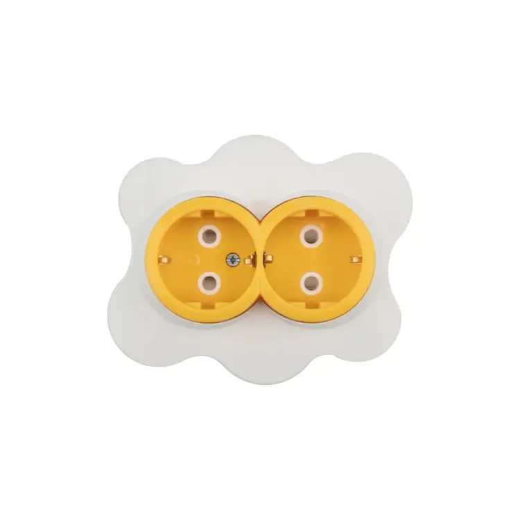 Двойная розетка KRANZ Яичница KR-78-0632