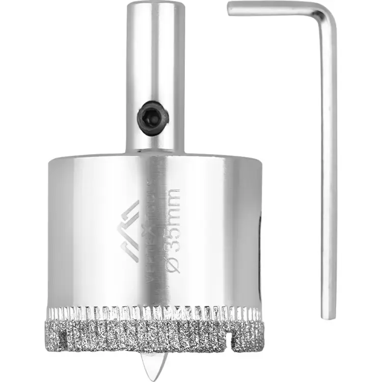 Коронка по стеклу и керамике vertextools 336-35-55