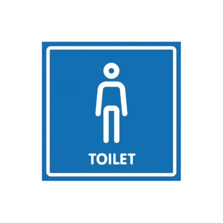 Наклейка Контур Лайн Туалет мужской 10FC0134
