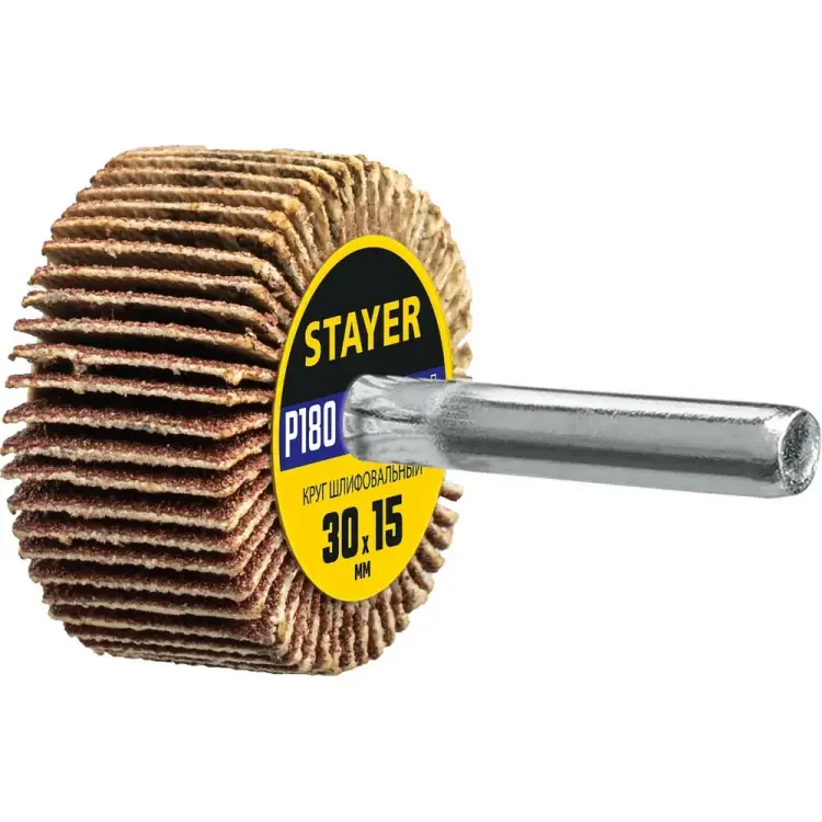 Лепестковый шлифовальный круг STAYER 36606-180 Лепестковый шлифовальный круг STAYER 36606-180