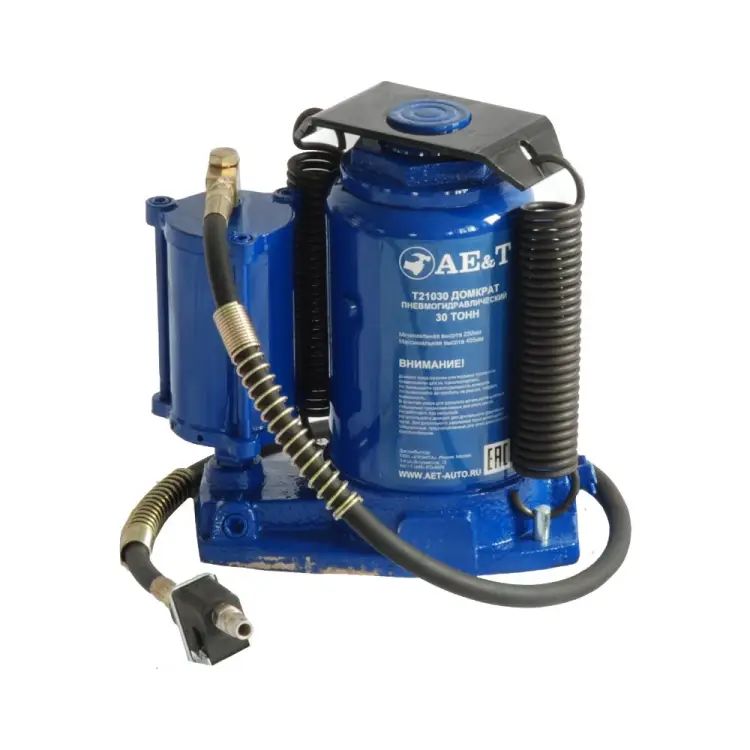 Пневмогидравлический бутылочный домкрат AE&T Т21030