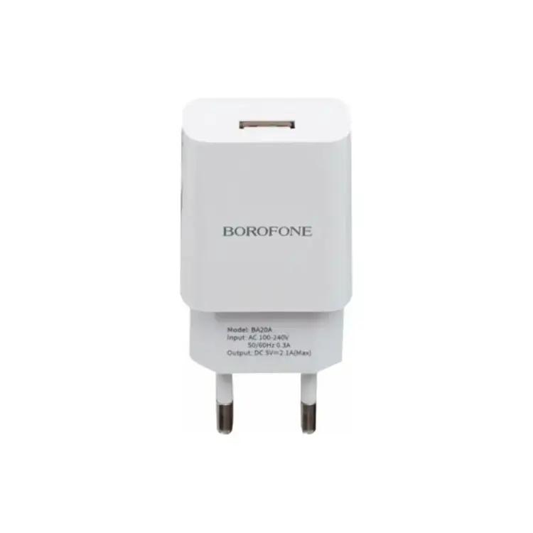 Сетевое зарядное устройство Borofone ba20a sharp 0L-00043188 Сетевое зарядное устройство Borofone ba20a sharp 0L-00043188