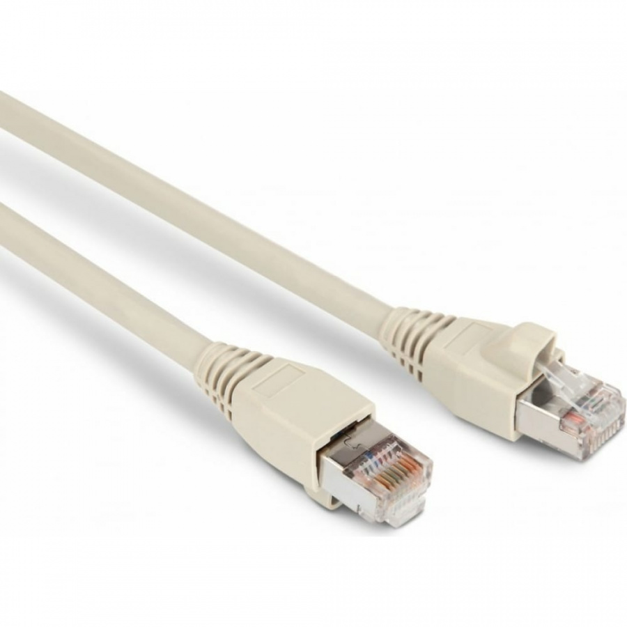 Экранированный патч-корд Hyperline PC-LPM-STP-RJ45-RJ45-C6a-3M-LSZH-GY