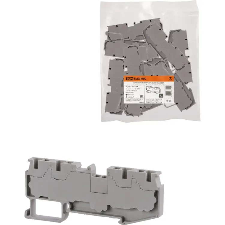 Безвинтовой клеммный зажим TDM ELECTRIC ЗКБ SQ0822-0169