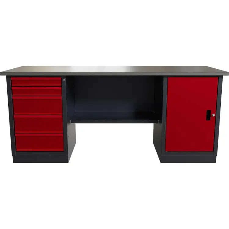 Слесарный двухтумбовый верстак IRONMEBEL worky wk-5/wk-0 M-IM00199K